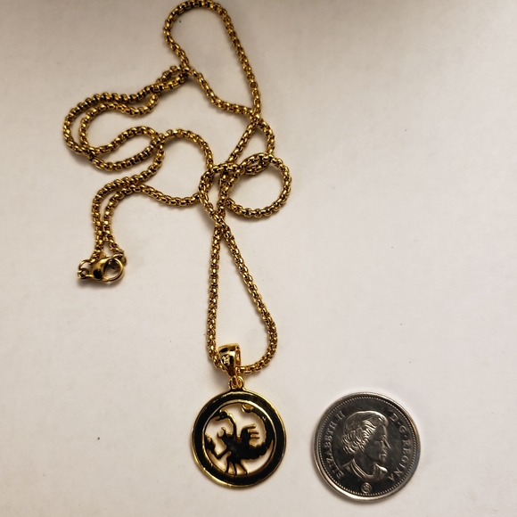 Scorpio Zodiac Sign Gold Filled 18” Necklace - Picture 4 of 4